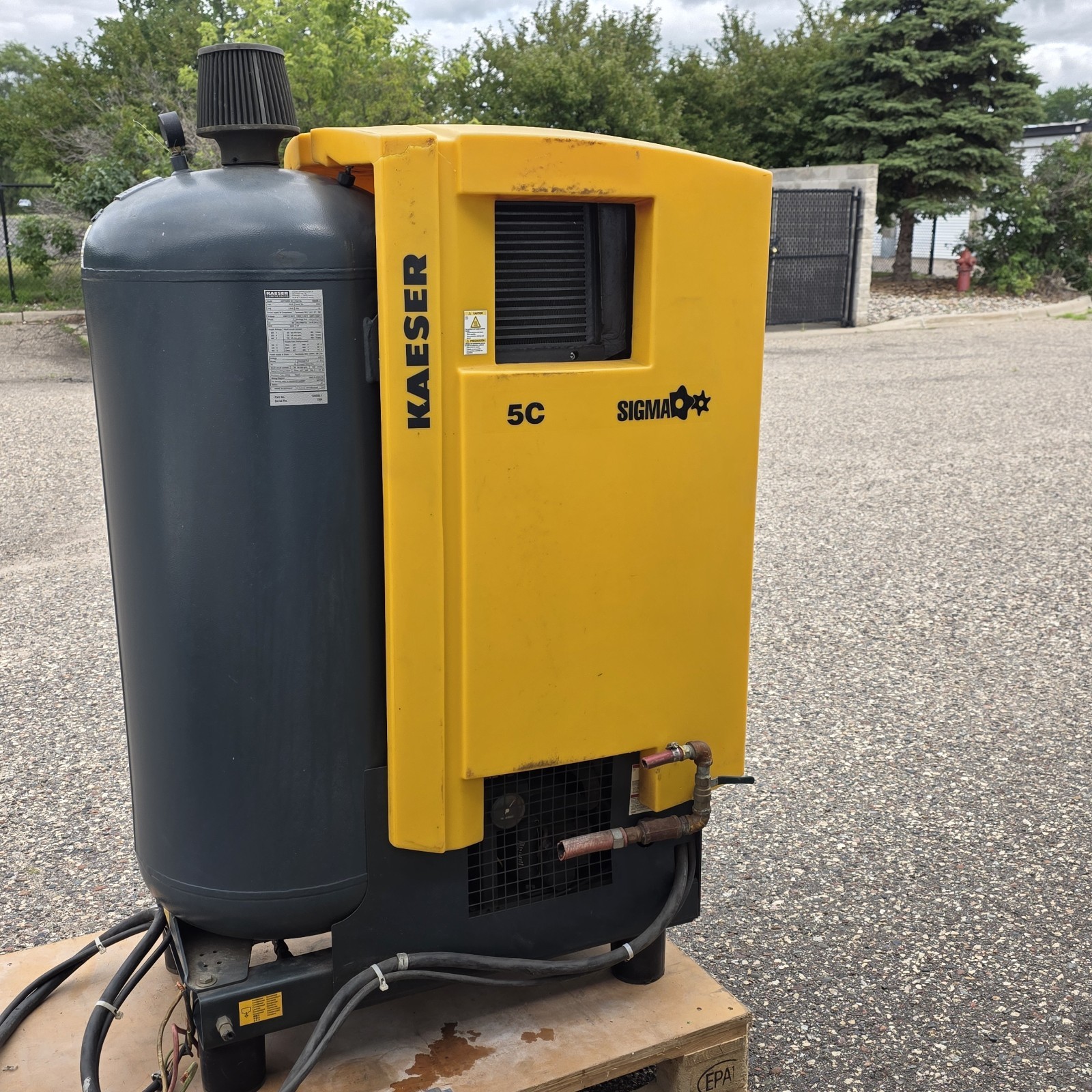 Kaeser Airtower 5C 5HP Rotary Screw Air Compressor 21 CFM 125 PSI 460V