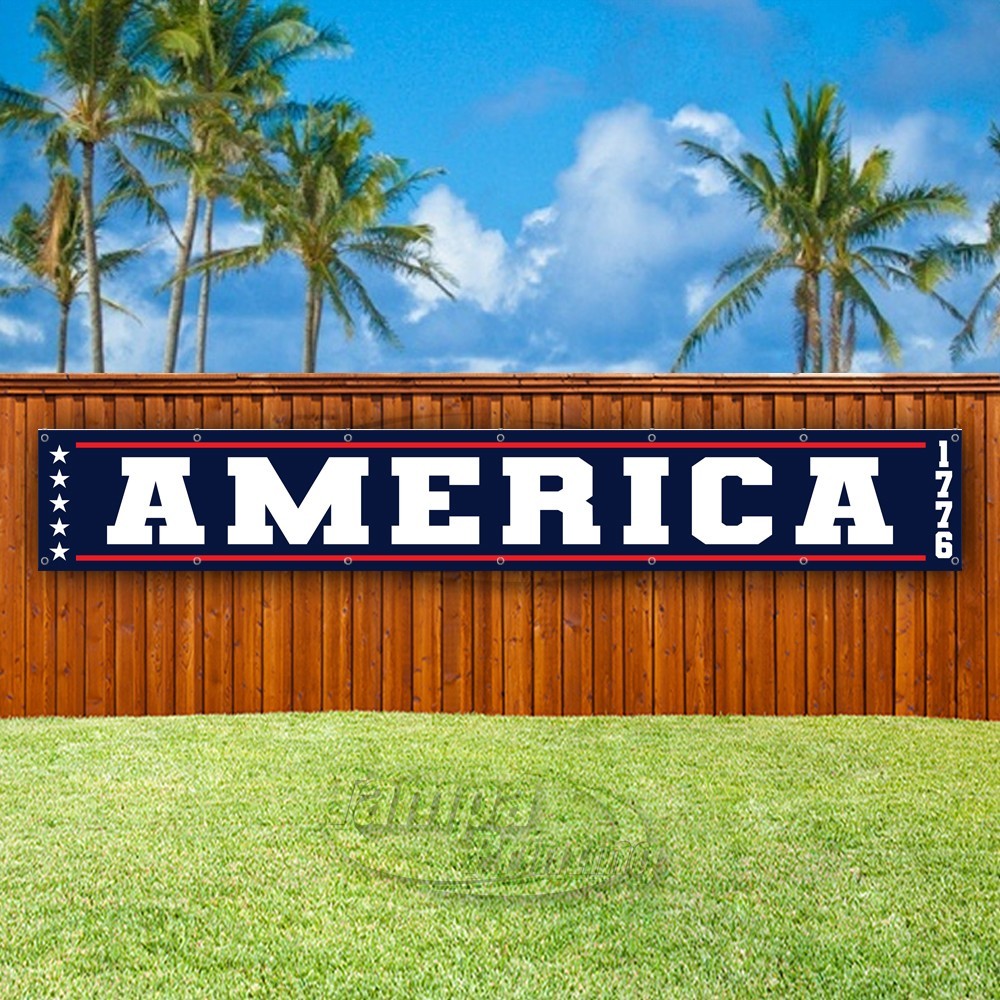 AMERICA 1776 Advertising Independence Vinyl Banner Flag Sign USA XL02330