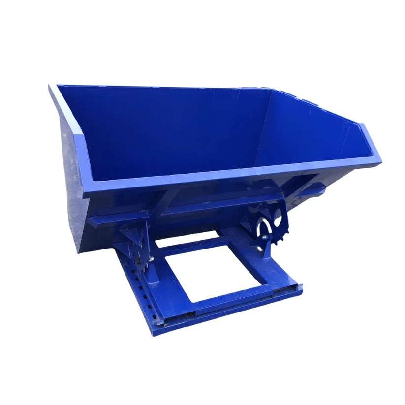 1.5 CY Self Dumping Trash Hopper Dumpster for Forklift/Skid Steer | 6000LB Load