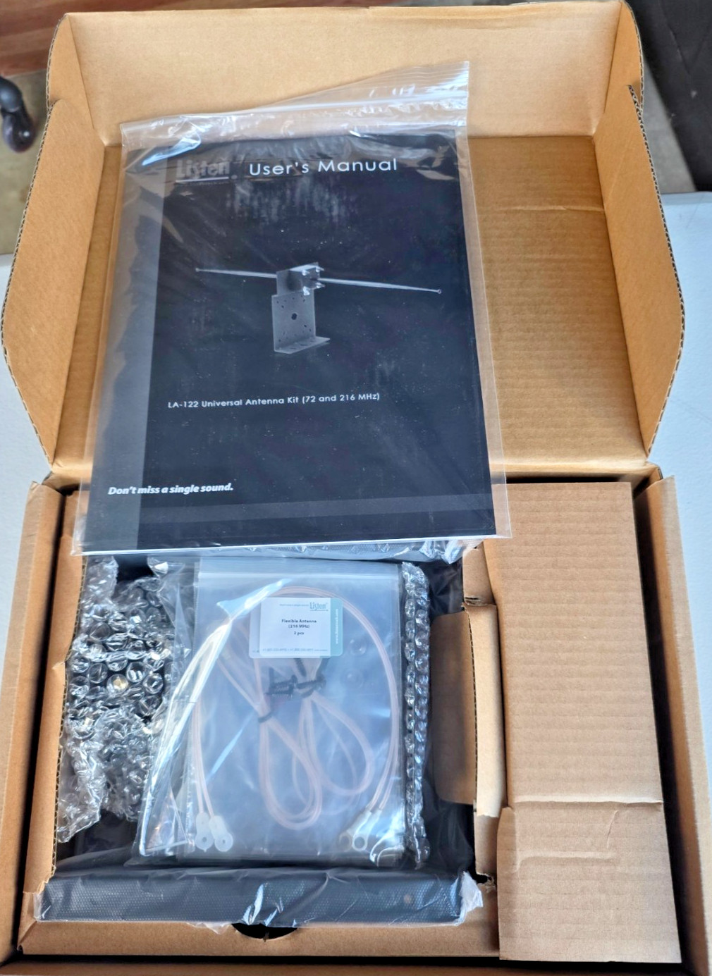 NEW Listen Technologies LA-122 Universal Antenna Kit – 72 and 216 Mhz