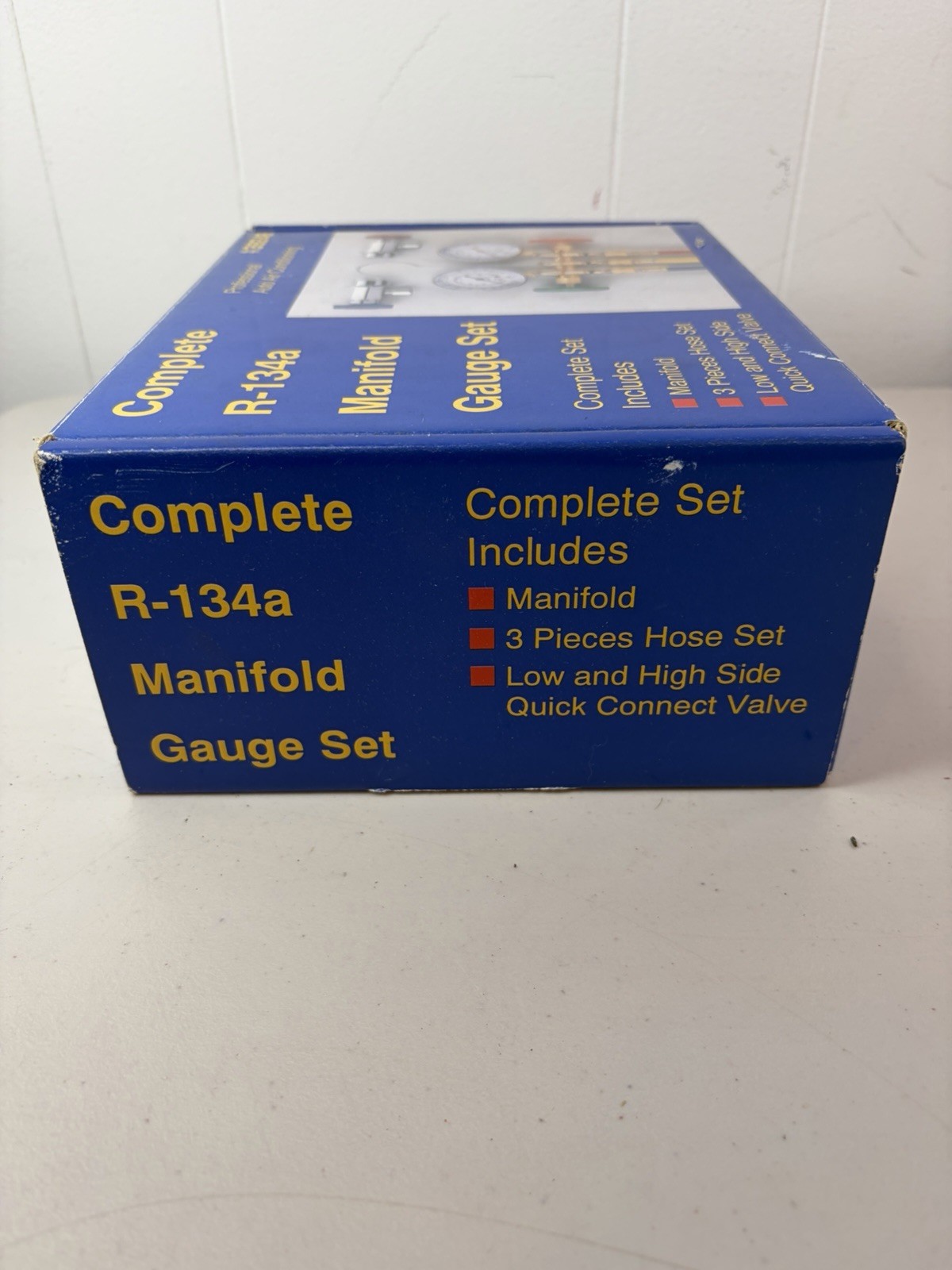 R134A HVAC A/C Refrigeration Kit AC Manifold Gauge Set