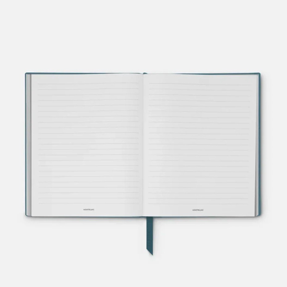 Montblanc Notebook #149 Extrem 3.0 Avio Blue Lined Silver Cut Notebook 134076