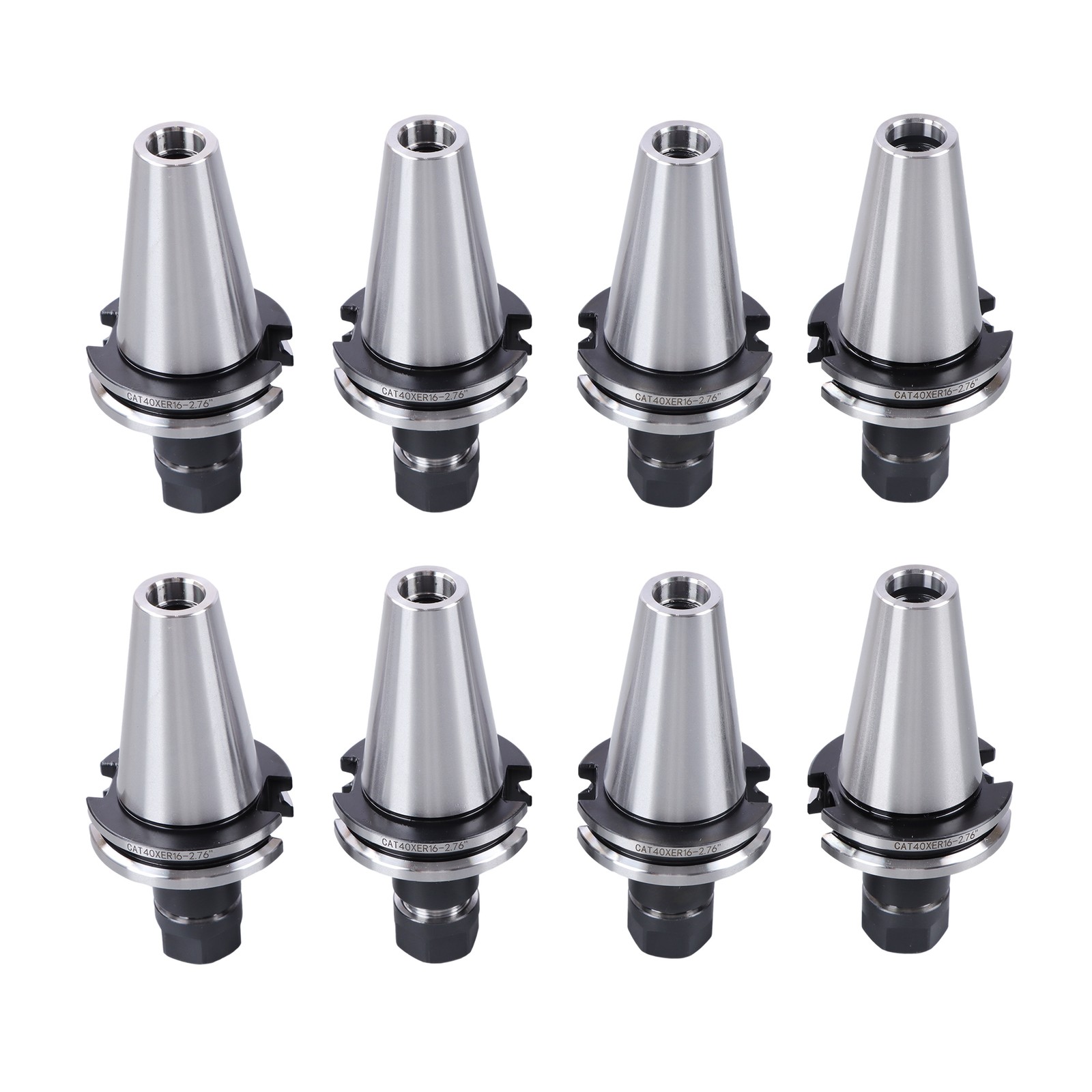 10 Pcs CAT40-ER16 Collet Chuck 70mm 2.76″ G2.5 20000RPM CNC Milling Tool