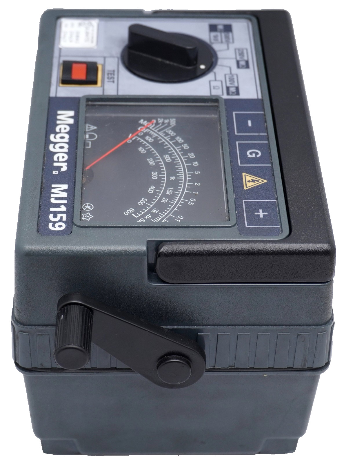 Megger MJ159 Analog Hand-Cranked Insulation Resistance Tester and Megohmm