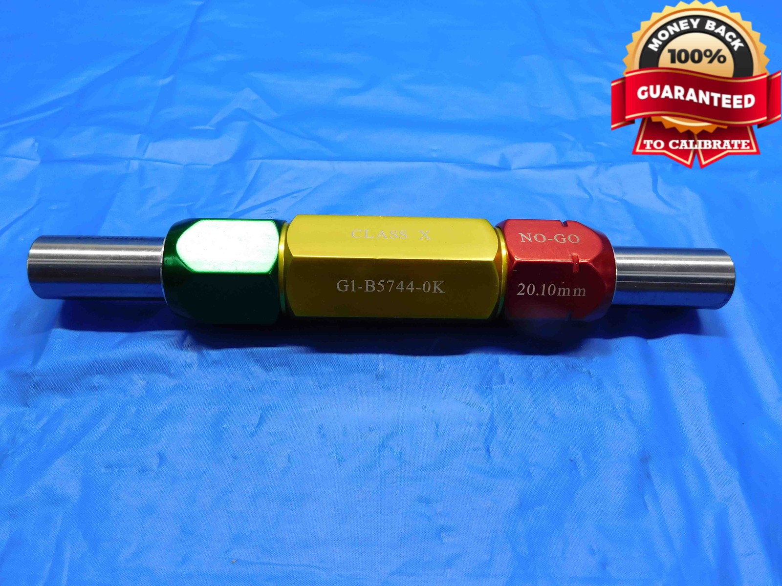 19.900 & 20.100 CL X mm PIN PLUG GAGE GO NO GO 20.000 -.100 20 .7835 19.90 20.10