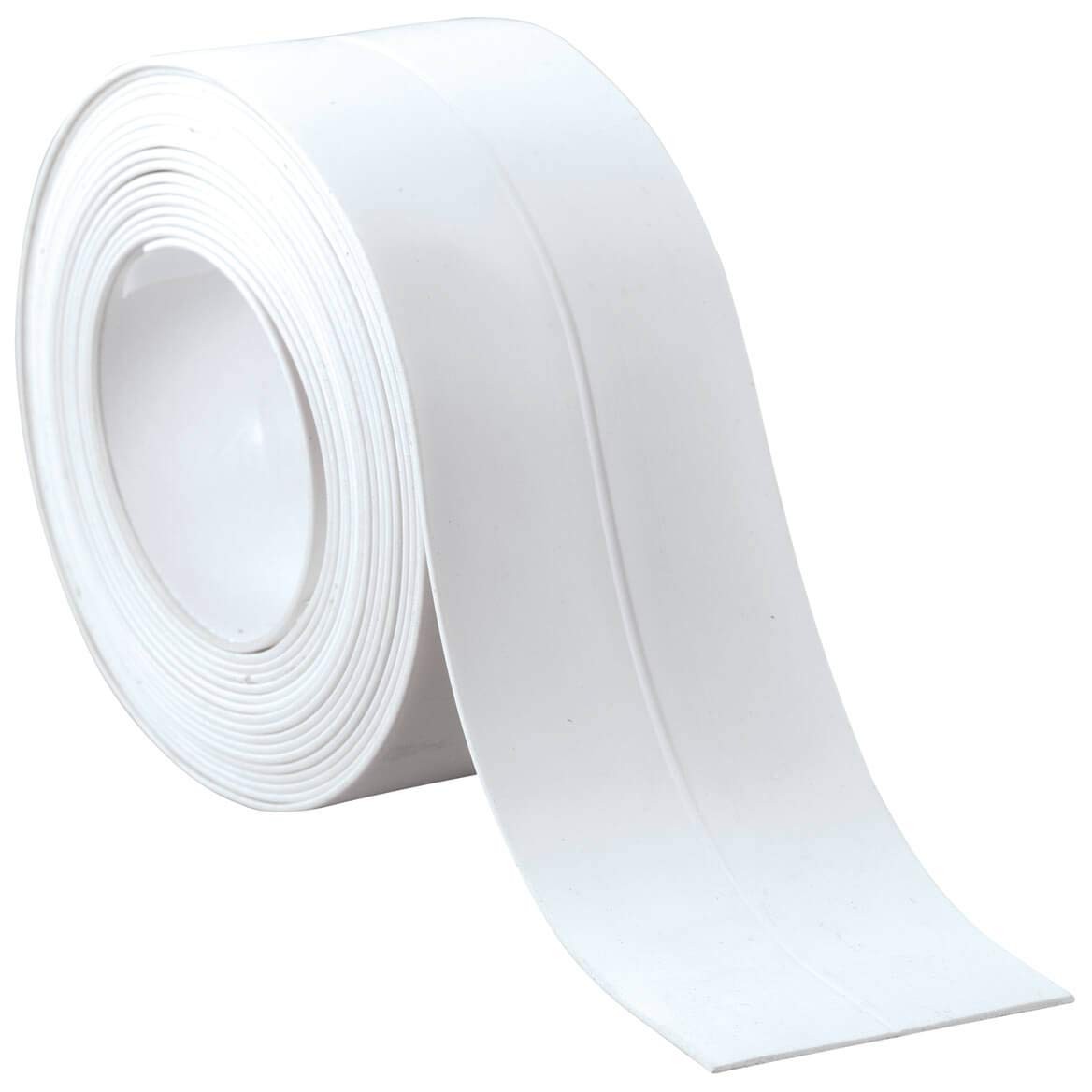 Caulk Tape Self Adhesive, 1 Rolls Waterproof Strip, Toilet Sealer white