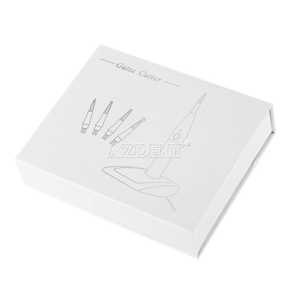AZDENT Dental Endo Cordless Gutta Percha Tooth Gum Cutter + 4 Pcs Heat Tips