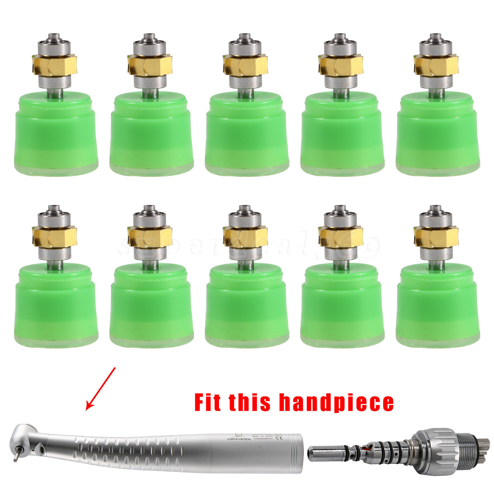 Dental Cartridge Turbine for Yabangbang Fiber Optic Standard Head Handpiece YB6