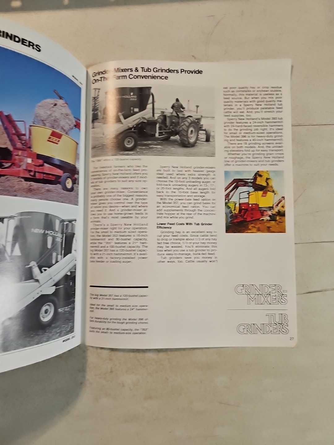 Vintage 1978 SPERRY NEW HOLLAND EQUIPMENT BUYER’S GUIDE. Farm Equipment