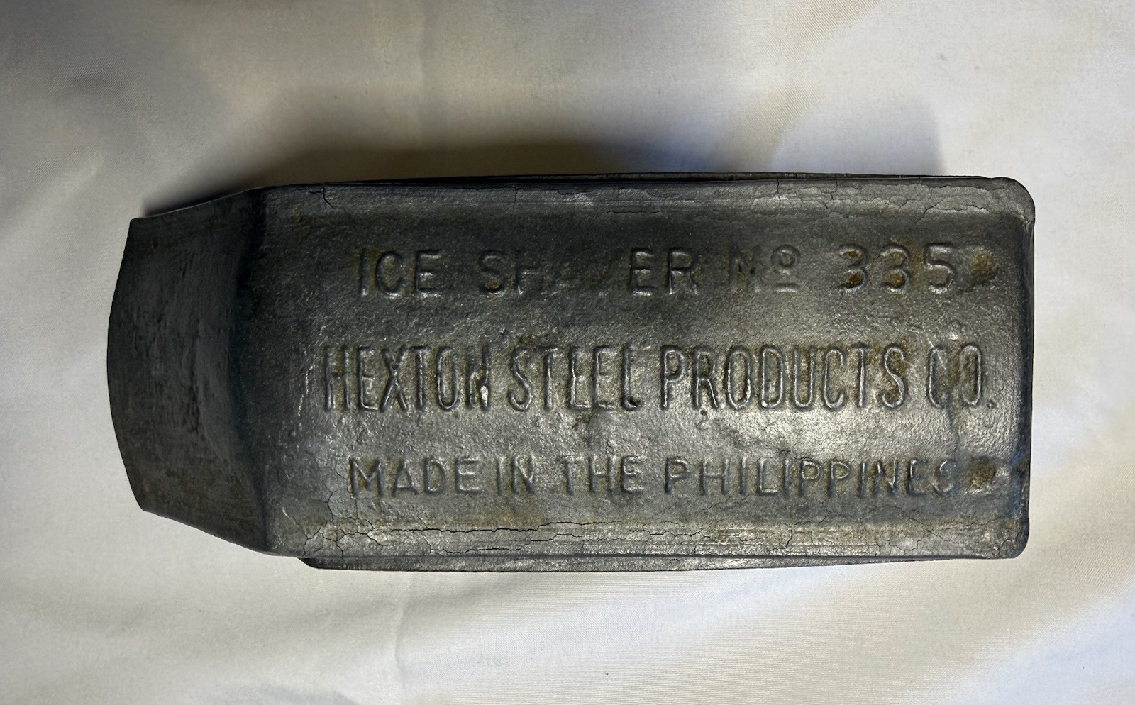 VTG Hexton Steel Products Co Hand Powered Ice Shaver No 335 Made in Philippines