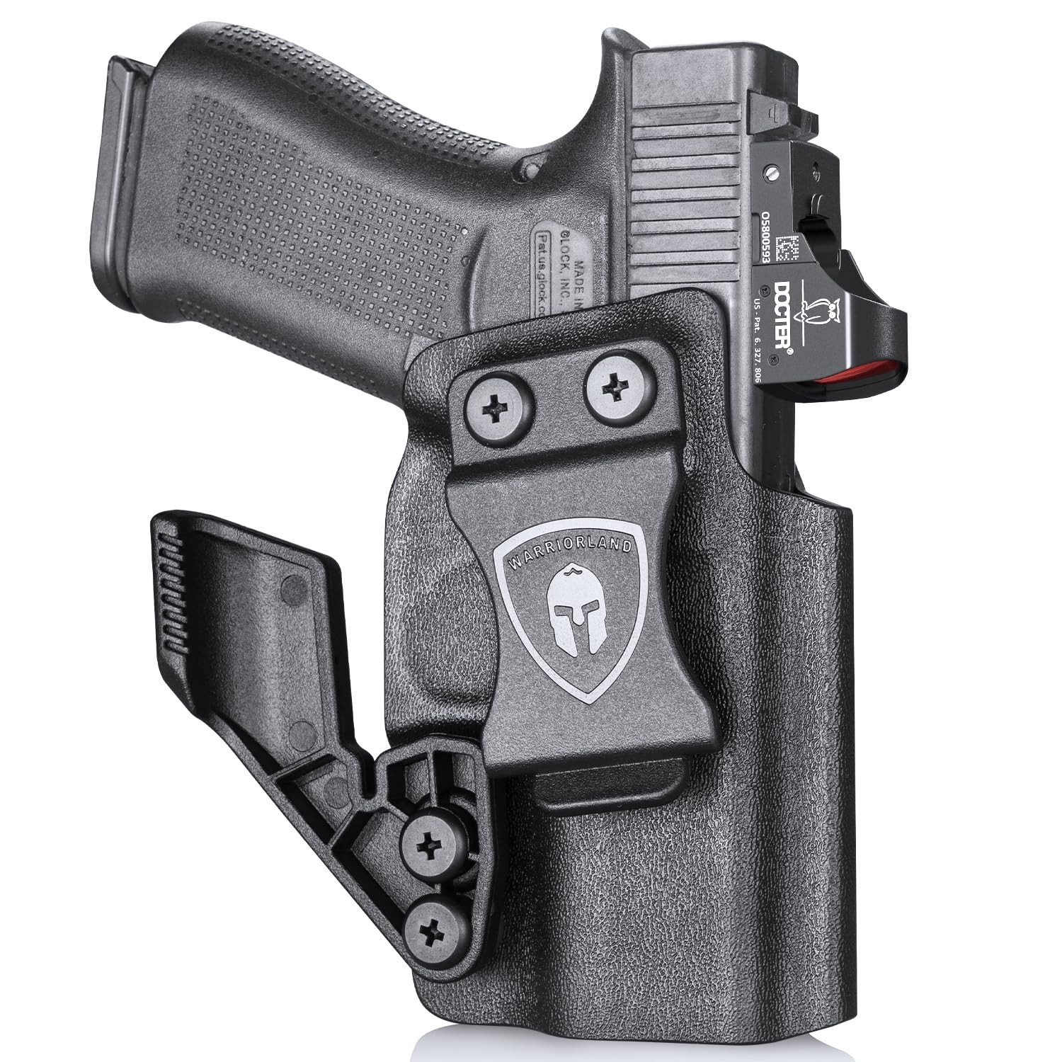 WARRIORLAND IWB Kydex Holster for Glock 43X / G43X MOS / G43 – Inside Wais