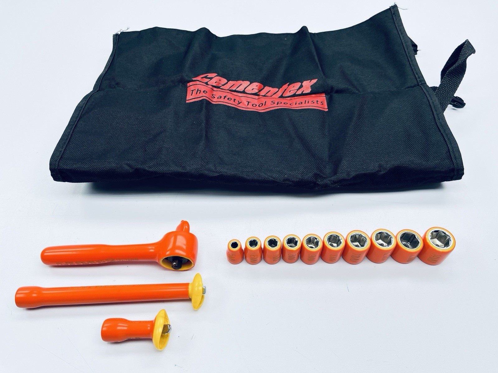 Cementex 13pc IR14-LC Insulated Ratchet Socket Set 1/4″ 5mm-14mm ISS14-13M-514