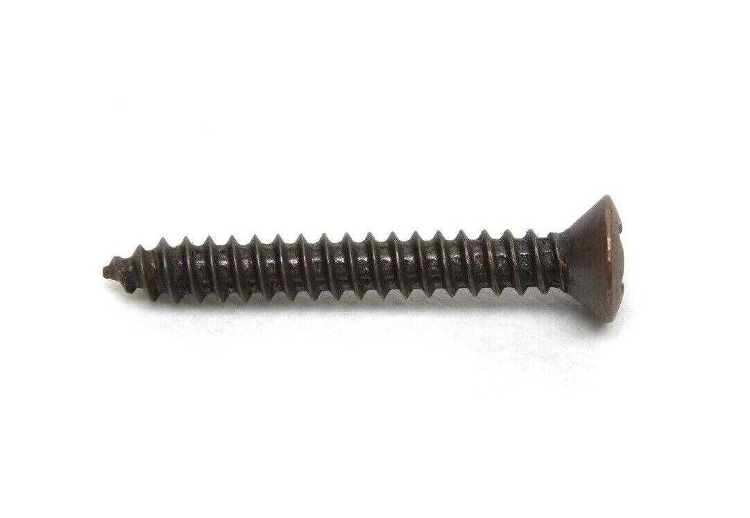 25, 50, or 100 Pieces! Oval Head Phillips #8 x 1-1/4″ Wood Screws Antique Bronze