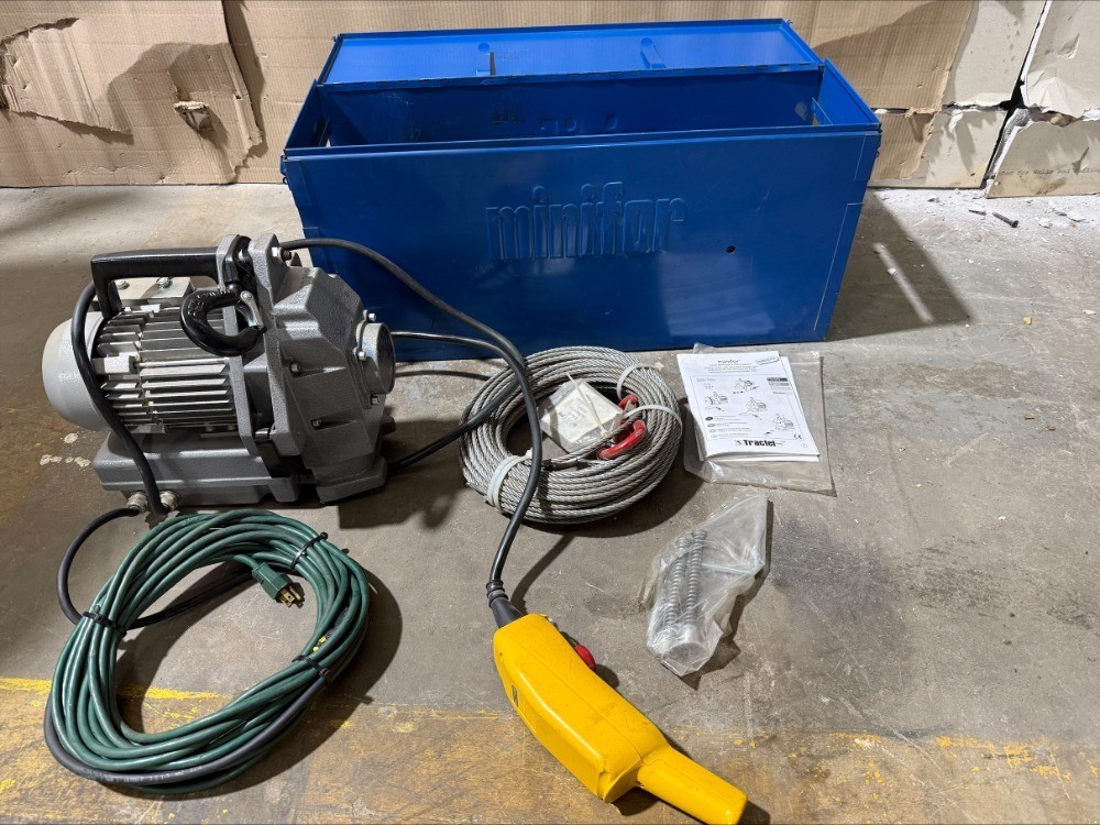 Tractel Minifor TR10 Electric wire rope hoist 220 lb