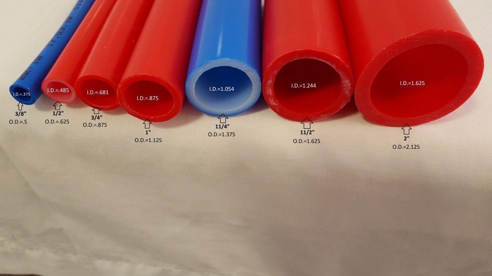 1/2″ – 1000′ coil RED Certified Non-Barrier PEX B Tubing Htg/Plbg/Potable Water