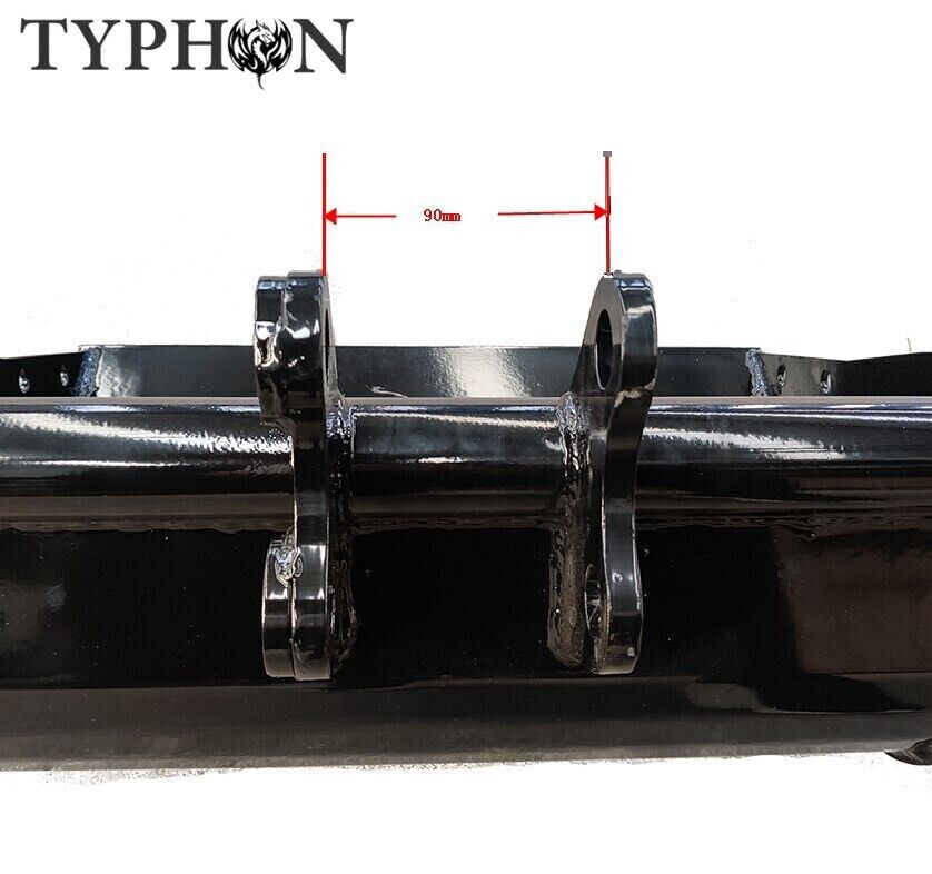 TYPHON Narrow Bucket 200mm 7.87′ Trenching Buckets Attachment For Mini Excavator