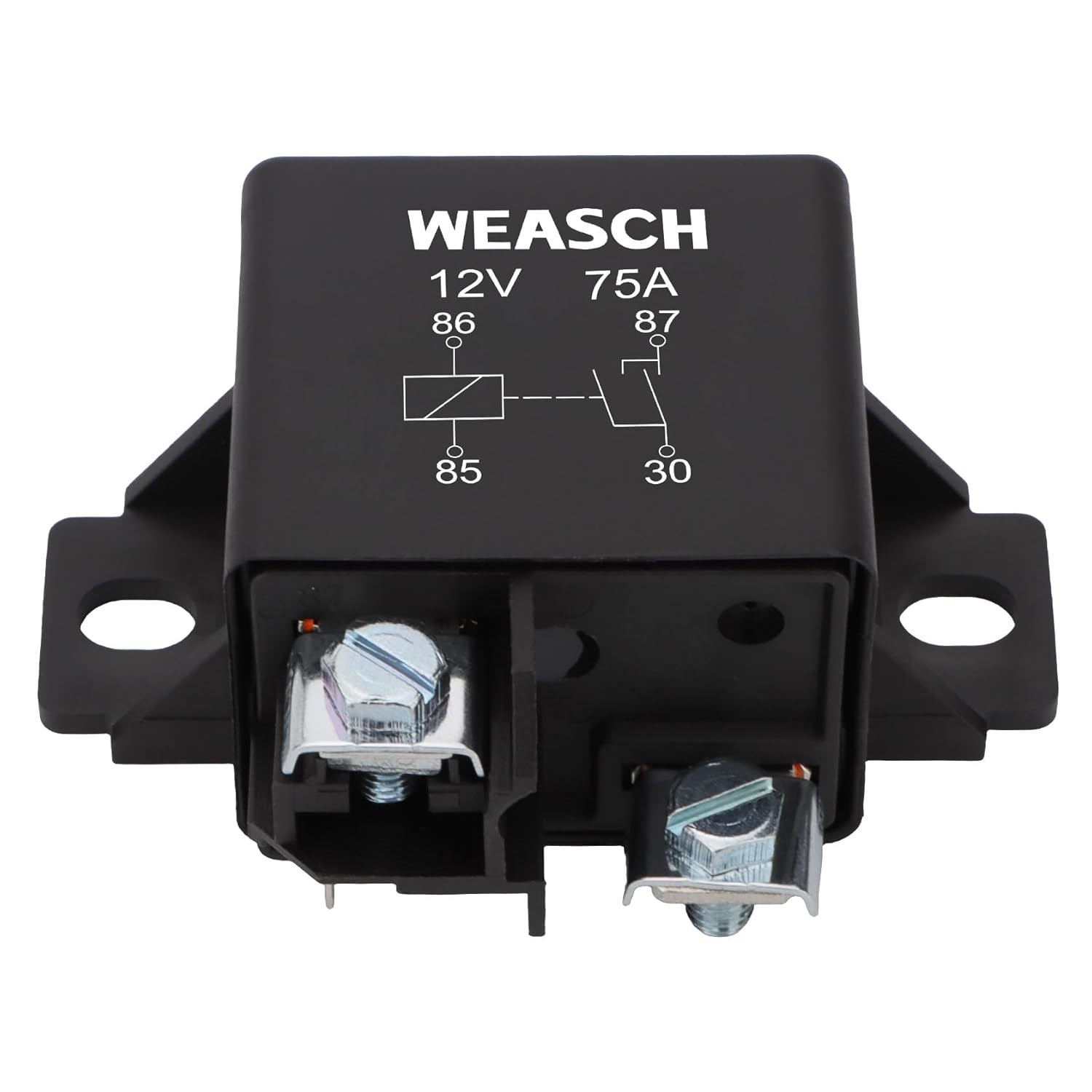 Normal Open Power Relay 12V 75A for Starter, Surface Mount, 3 Terminals