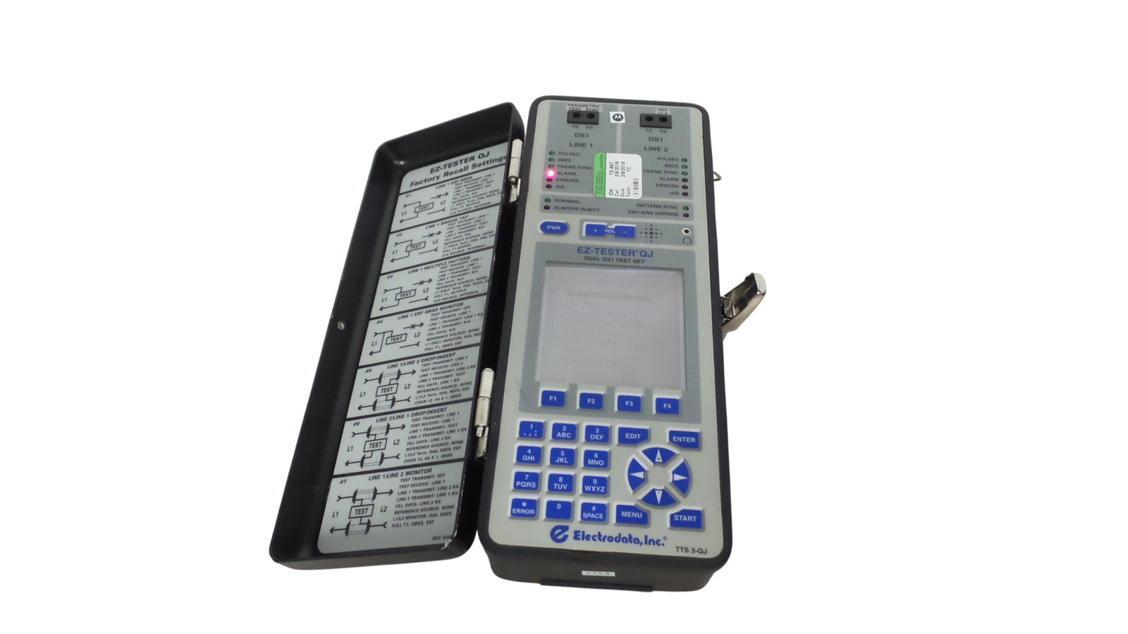 Electrodata TTS 3 EZ-Tester-QJ Dual Ds1 Test Set – Free shipping