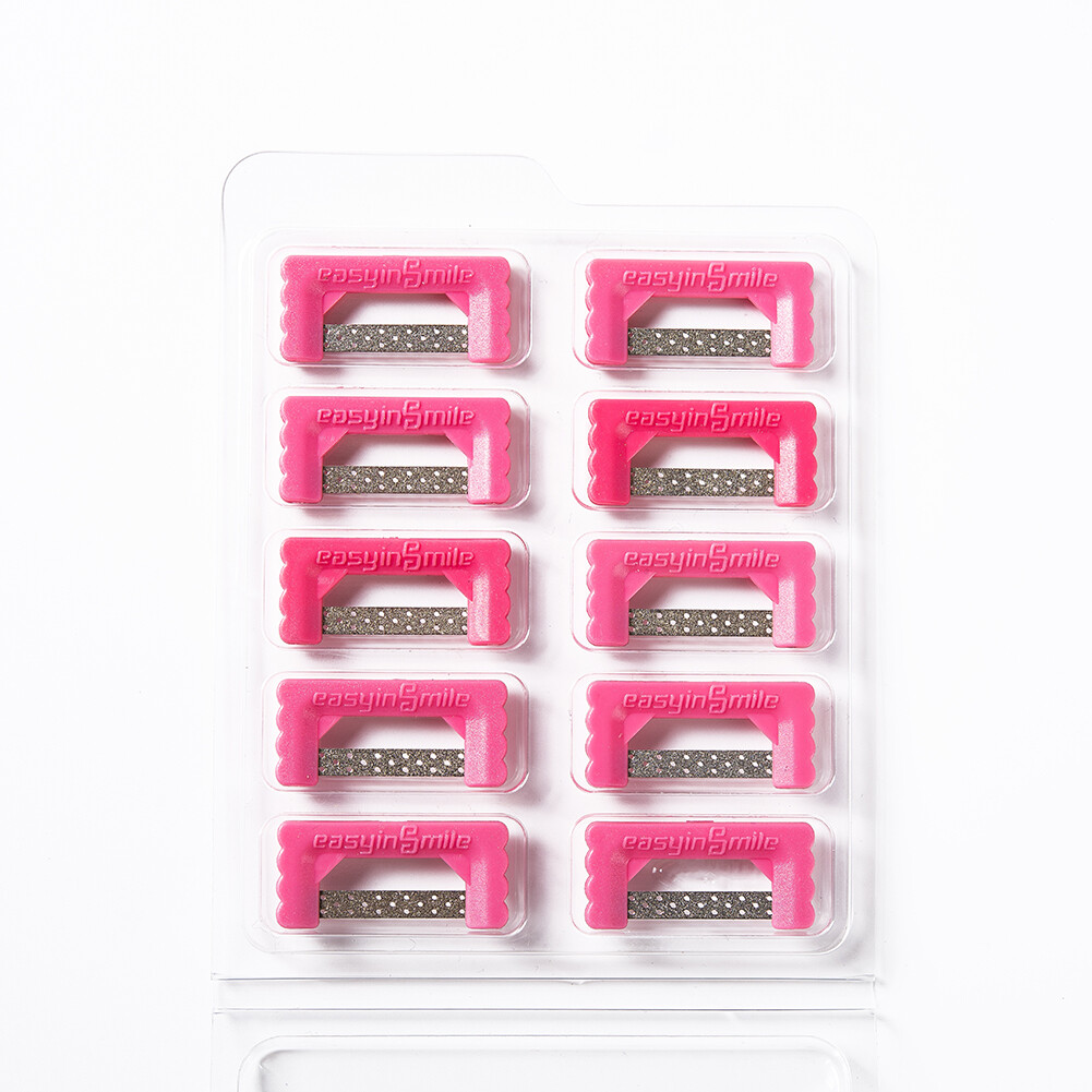 10pc Dental enamel reduction Strips Orthodontic Interproximal IPR/IR Strip Reuse