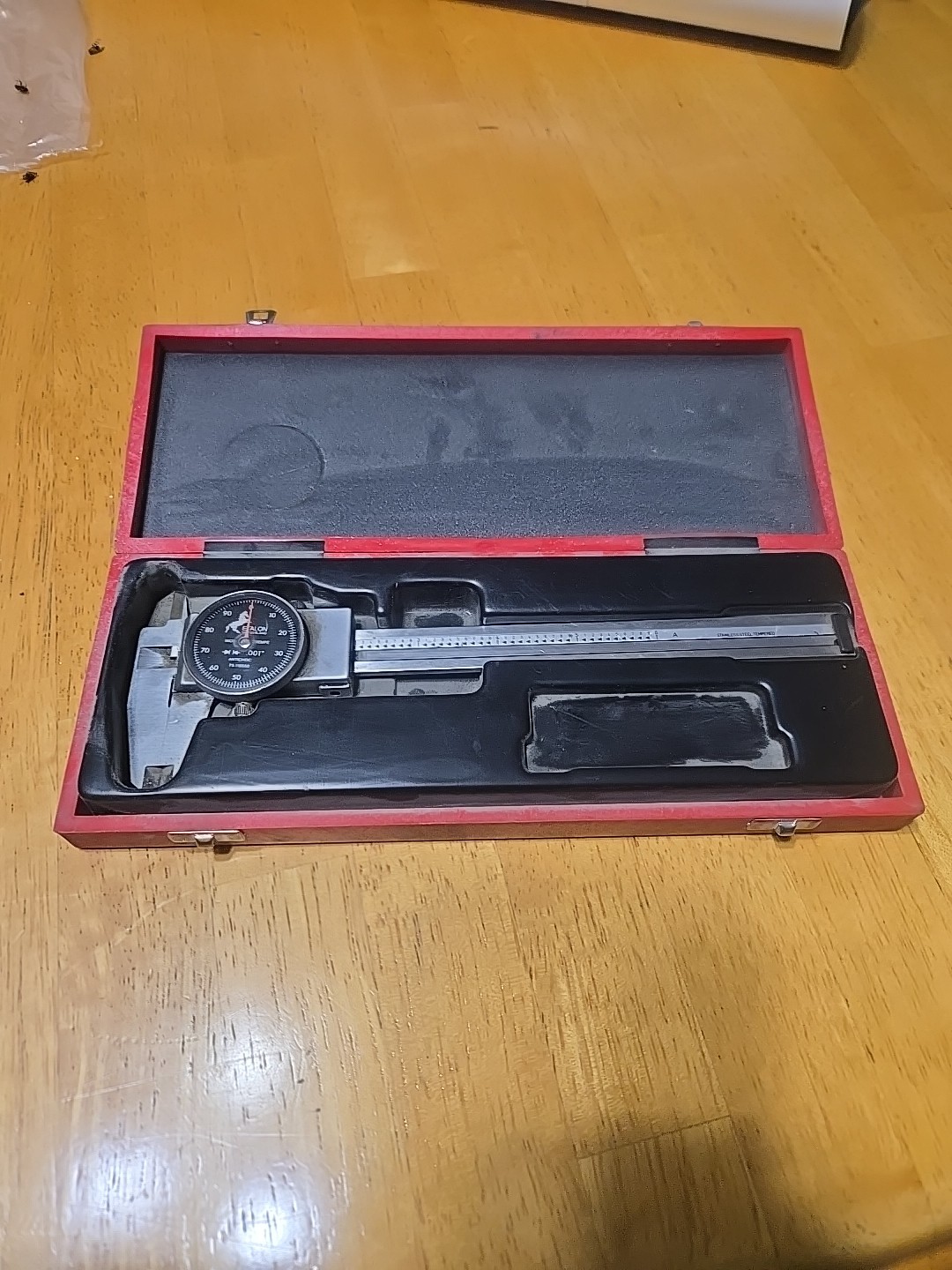 ETALON ANTICHOC Dial Caliper 75.116550 WD/ Depth 0-6″ +/-.001″. SWITZERLAND