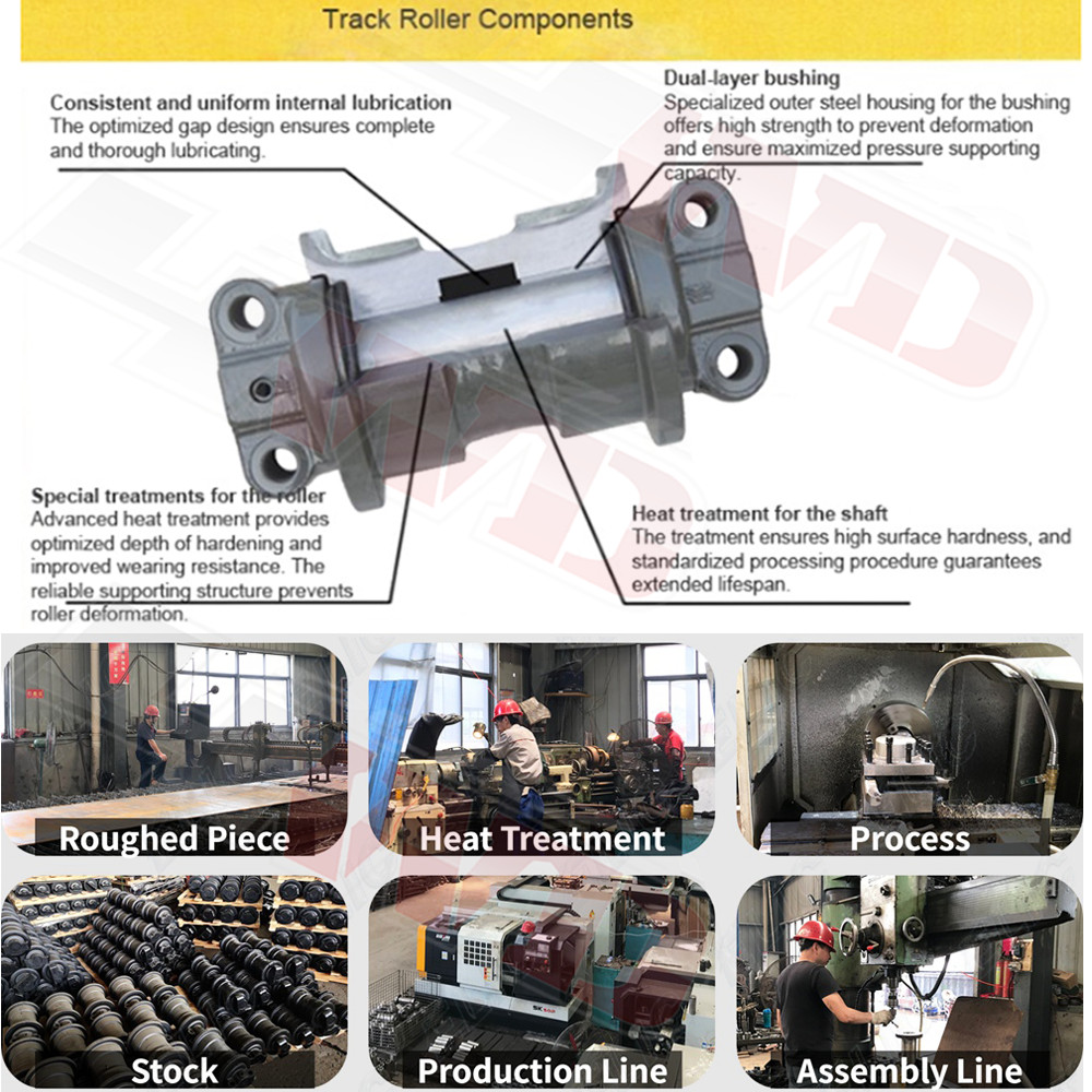 2/4/6/8PCS Track Roller Bottom Roller for IHI IHI30NX-2 Excavator Undercarriage