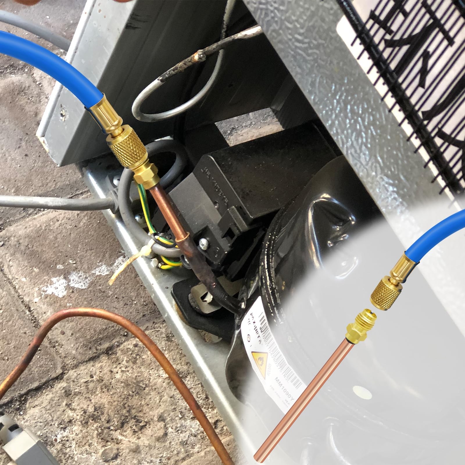 Refrigerator Filter Dryer with Access/Service Valve 、 Phosphor Copper Welding Ro
