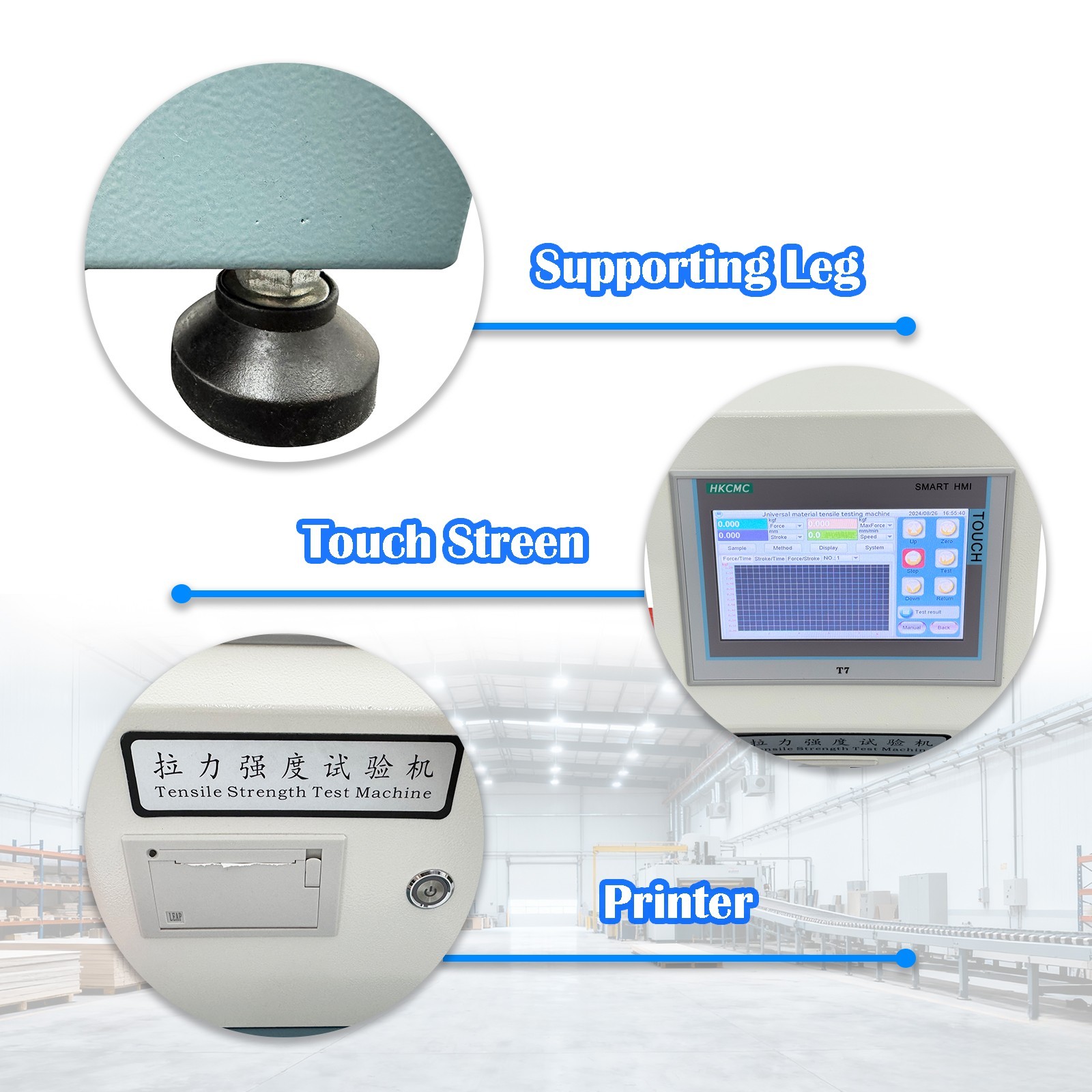 110V DZ-102 Fully Auto Microcomputer Universal Tester Tensile Strength Tester