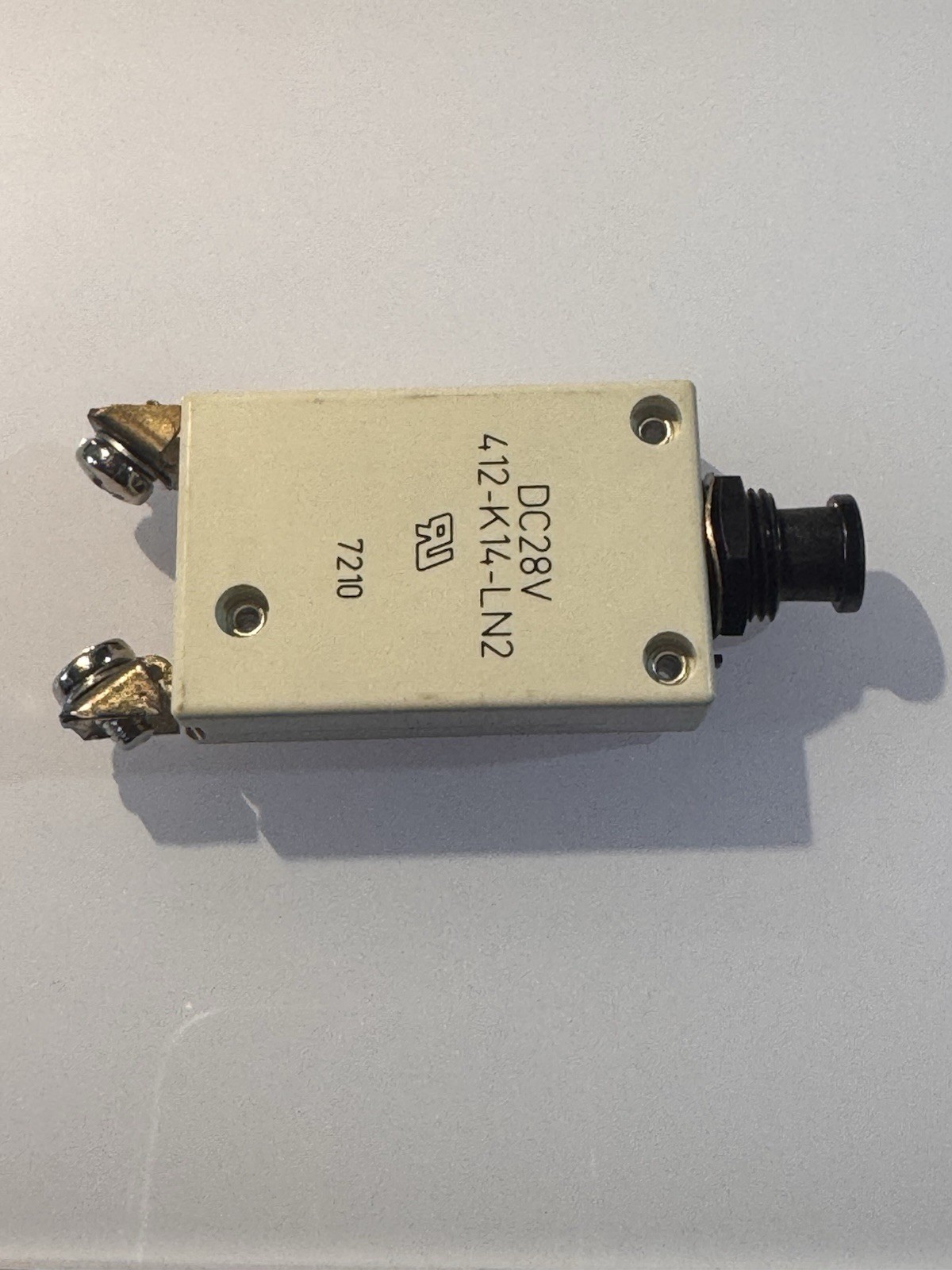 E-T-A 412-K14-LN2-6A Panel Mount Circuit BREAKER 28VDC 115VAC Tracked Vehicle