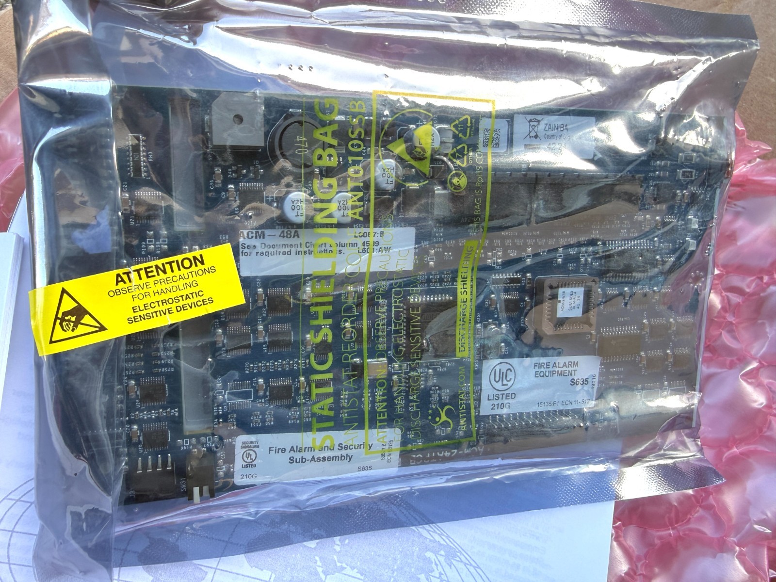 NOTIFIER ACM-48A ACM48A Fire Alarm LED Annunciator Control Module -BRAND NEW-