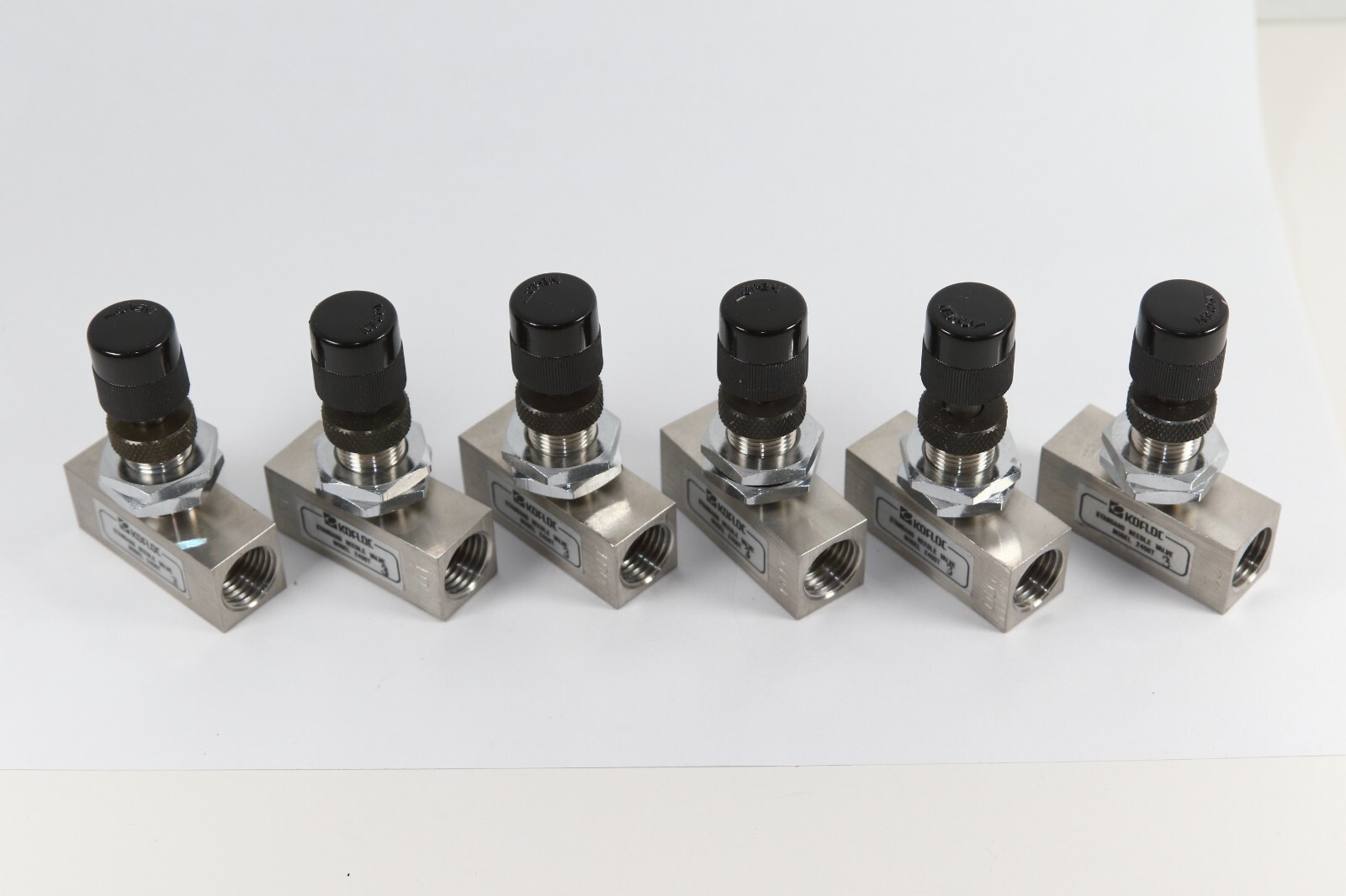 Precision needle/metering valve, KOFLOC, 304SS, 2400T-SUS304-RC1/4-N3