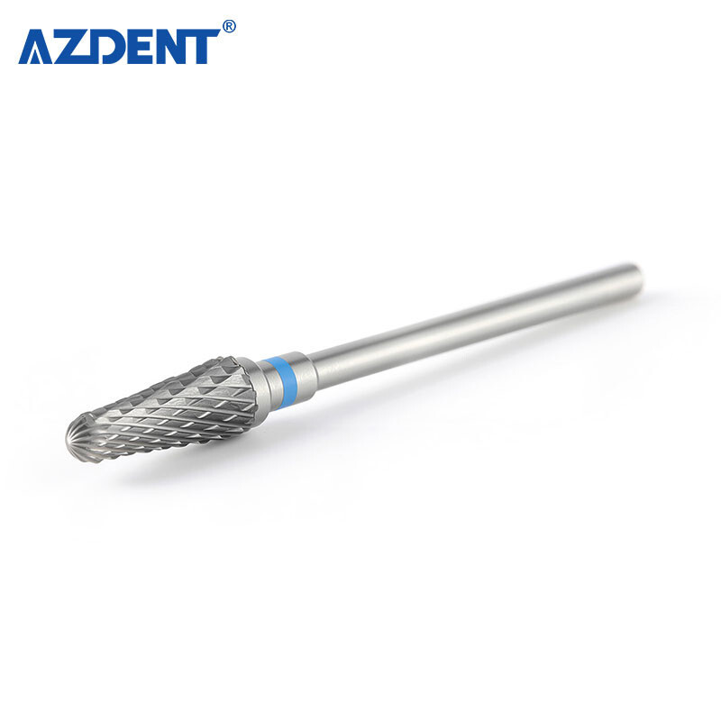 Dental Resin Base Acrylic Polishing Kit 6pcs HP Silicone Polisher+2pc Carbide