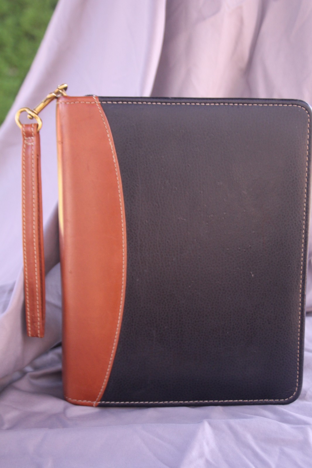 Franklin Quest Classic Planner 11344.156 Verona Leather w/ Aniline Trim 7 Rings