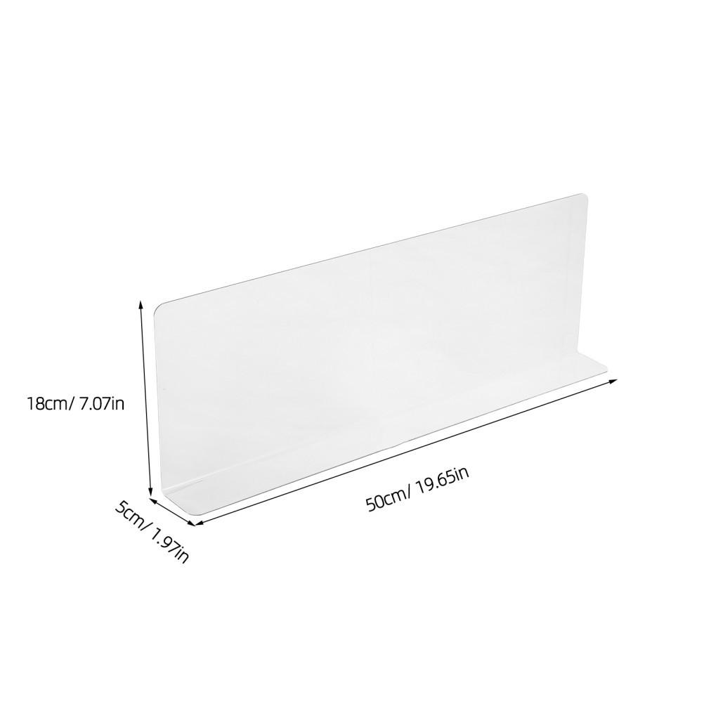 Acrylic Water Shield Kitchen Sink Backsplash Guard Bathtub Clear Restaurant