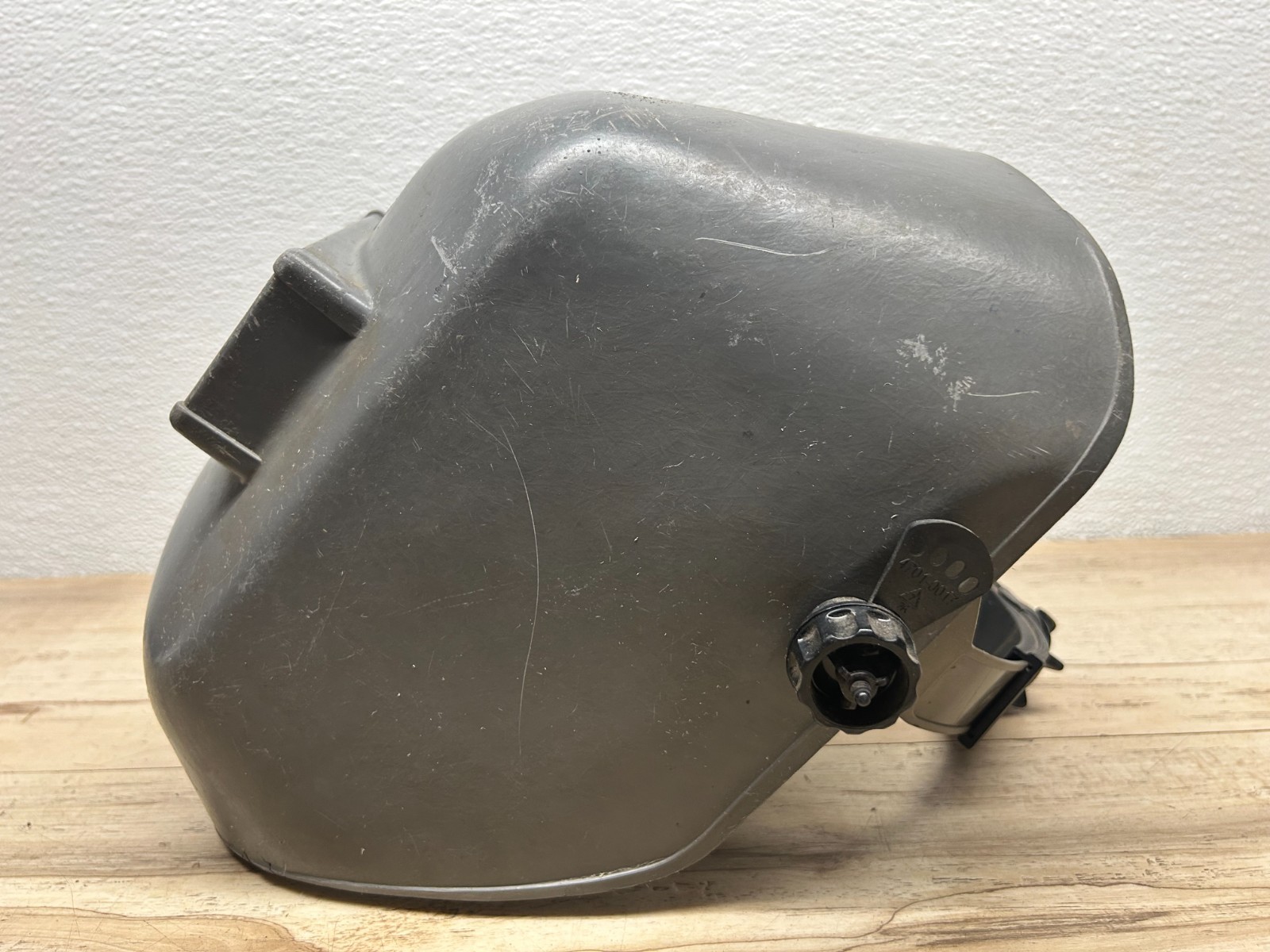 Vintage Fibre-Metal Welders Mask Gray Thermoplastic Welding Helmet