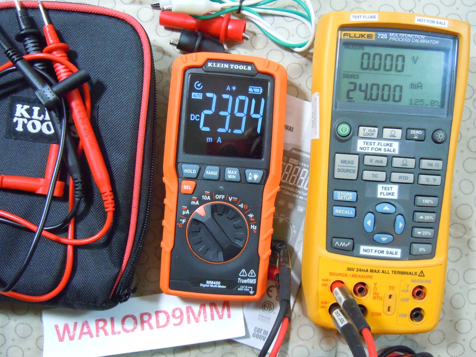 KLEIN TOOLS MM450 TRMS MULTIMETER WITH ACCESSORIES + KLEIN CASE – 0208304.