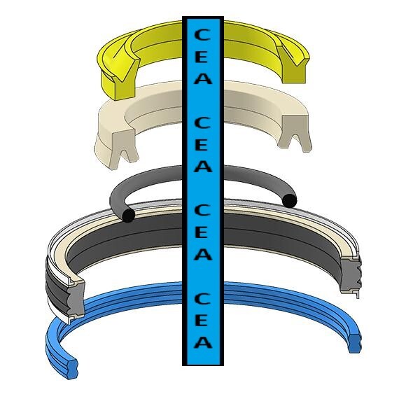85824250 Hydraulic Cylinder Seal Kit Fit Case 580M 580SM 590SM 695SM 45.00×80.00
