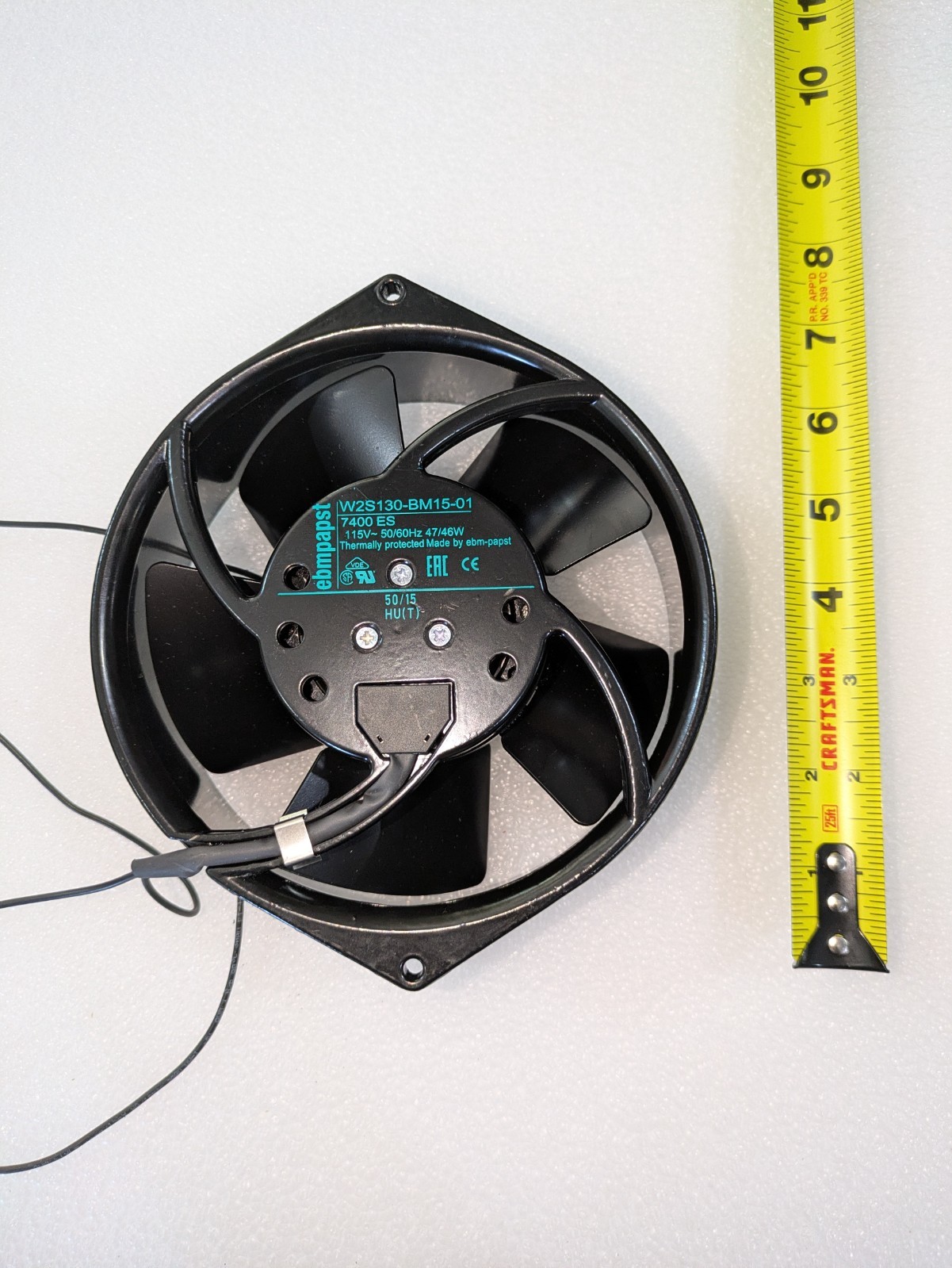 ebm-papst W2S130-BM15-01 Axial Cooling Fan 115V 47W 7400ES Compact New