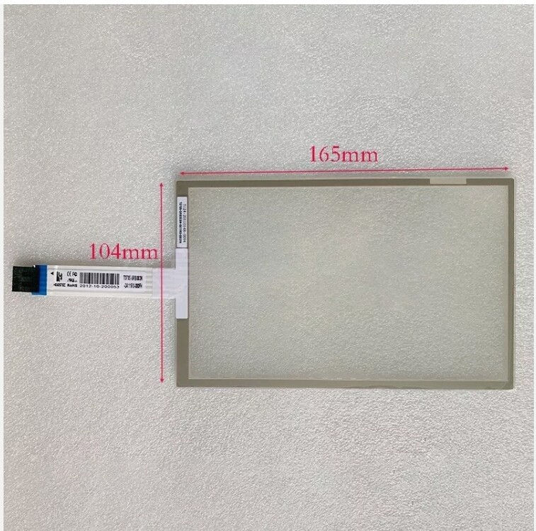 7inch 5 wire touch screen glass panel 165*104mm for T070S-5RB003N-0A11R0-080FH #
