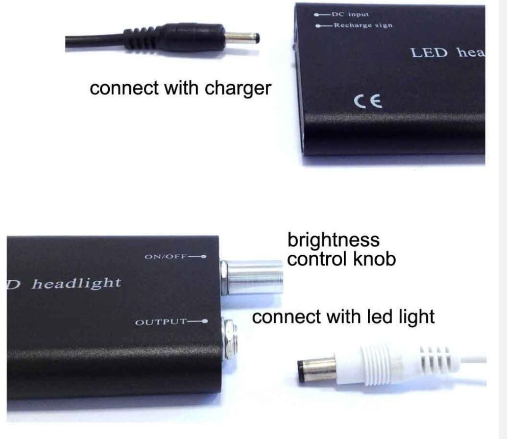 Rechargeable Battery Pack 1800Mah with Belt Clip for Dental LED Head Light USA