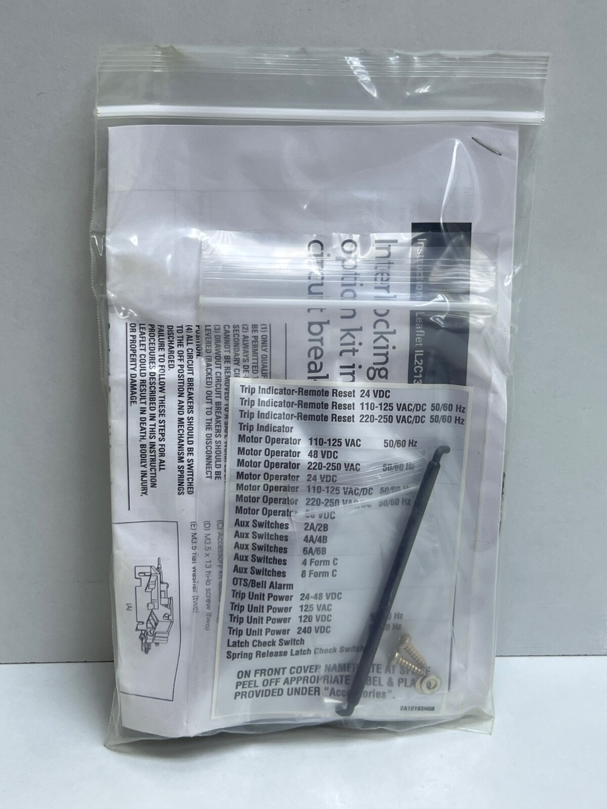 EATON IZM-POIT-OTS INTERLOCKING TRIP INDICATOR FIELD OPTIN KIT