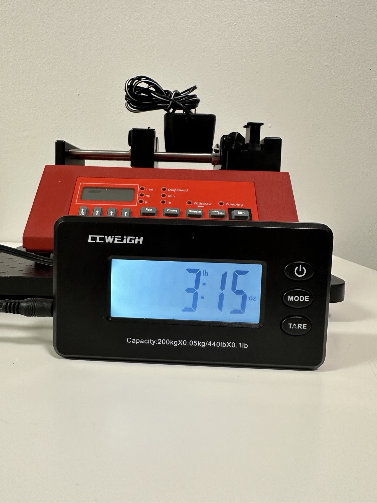 New Era Pump Systems | Single Syringe Pump NE-1000 | Holds Syringes up to 60mL