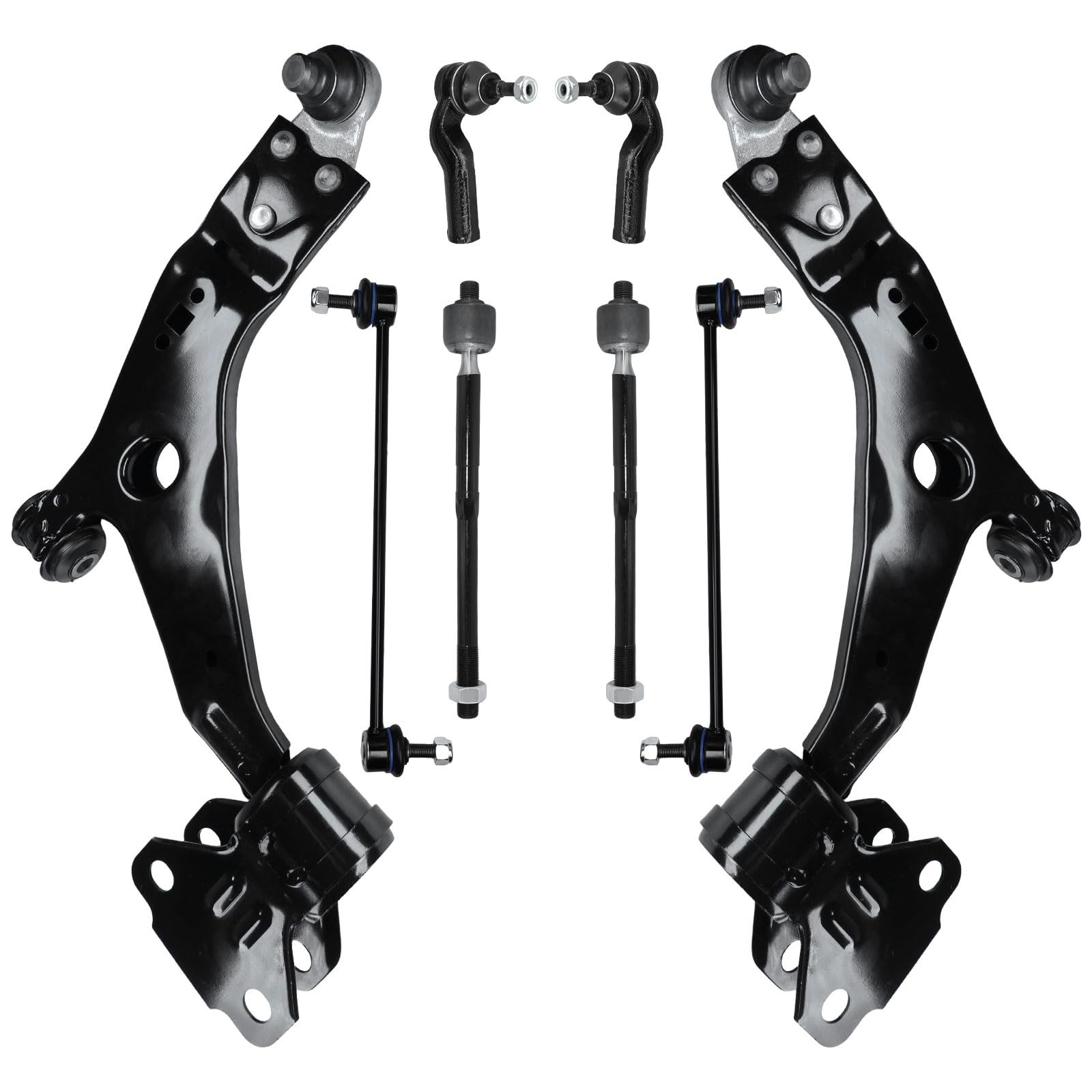 8pcs Front Lower Control Arm Kit for Focus Transit Connect 2013-2018