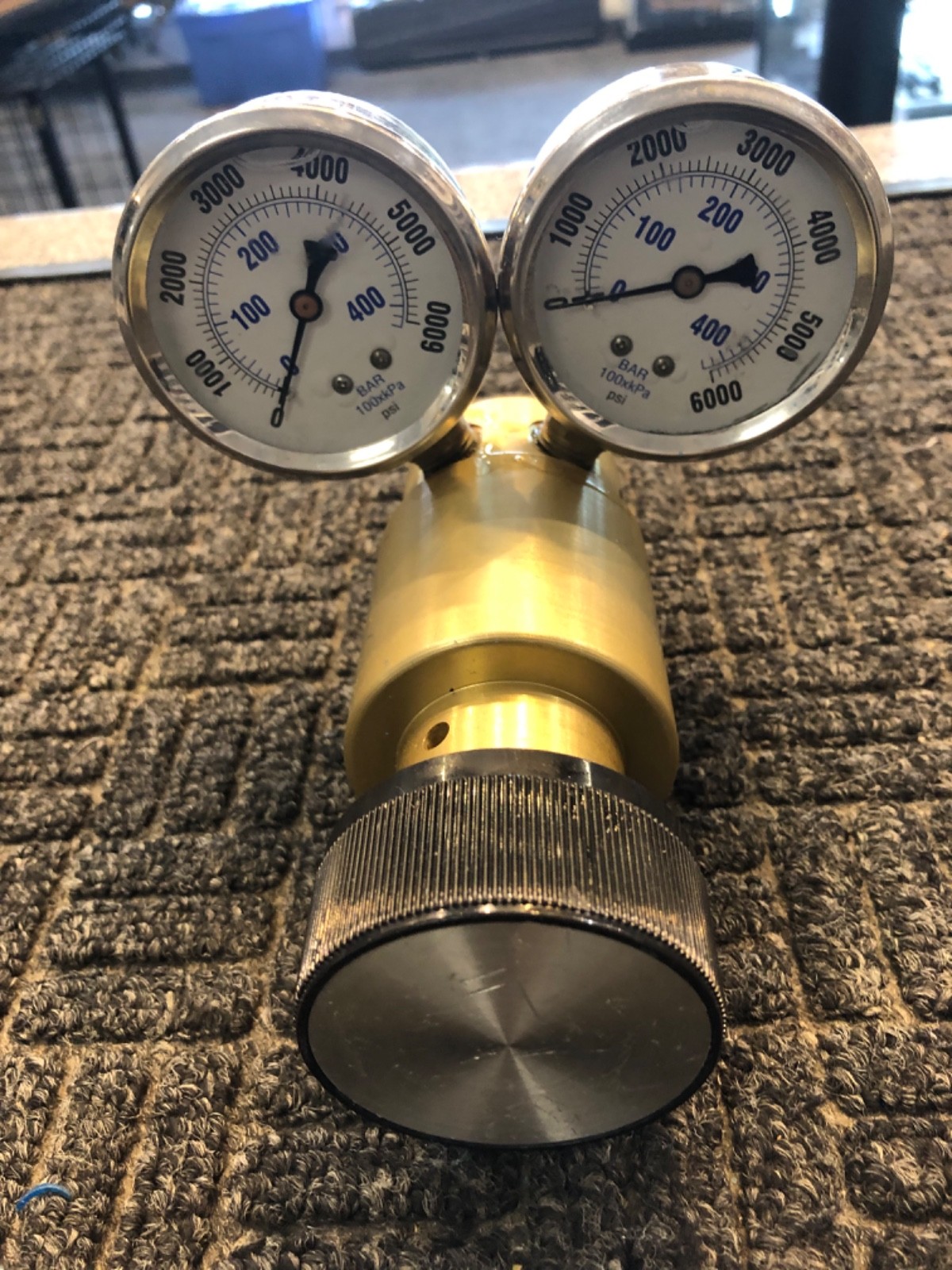 Used Aqua Enviroment reducing regulator 6000 input, 0 to 5000 output.