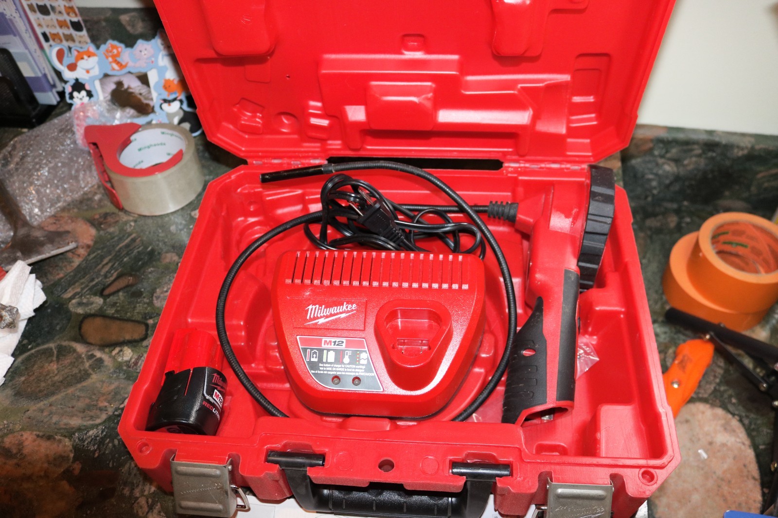 Milwaukee 2313-21 M12 M-Spector 360 Inspection Camera Kit w/ Battery & Case