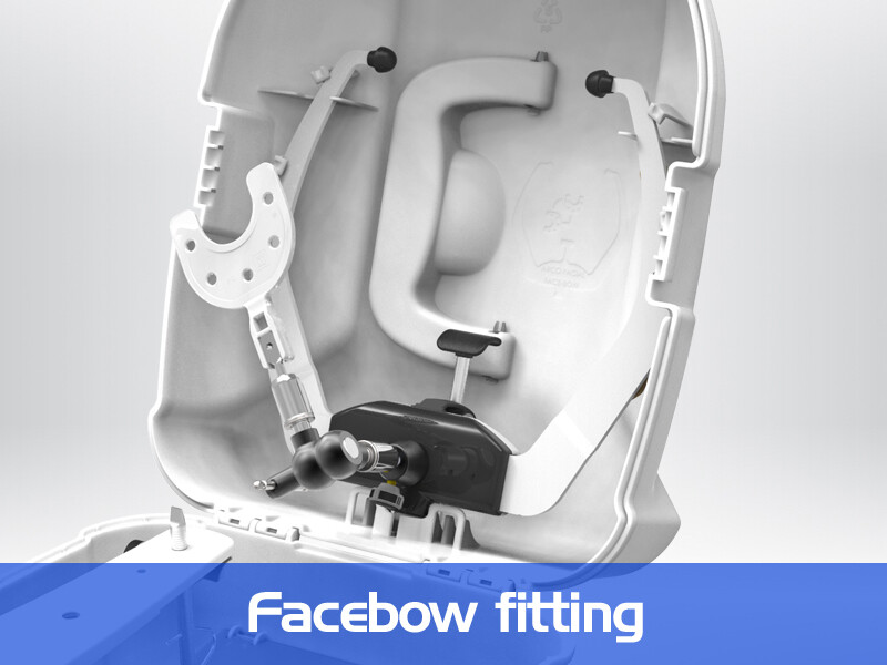 BIOART Semi-Adjustable Articulator A7 Plus with Standard Facebow, Plastic Case