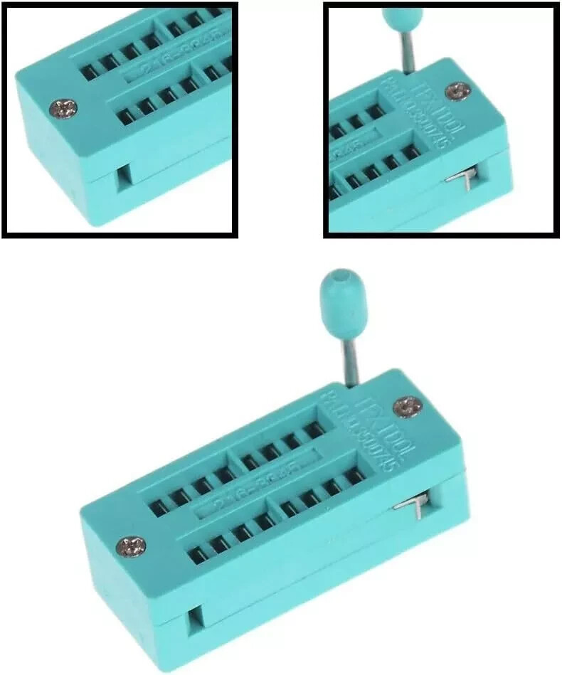 4pcs Zif 16pin 16 Pins Test Universal Ic Socket 16 Pin Dip Integrate Socket