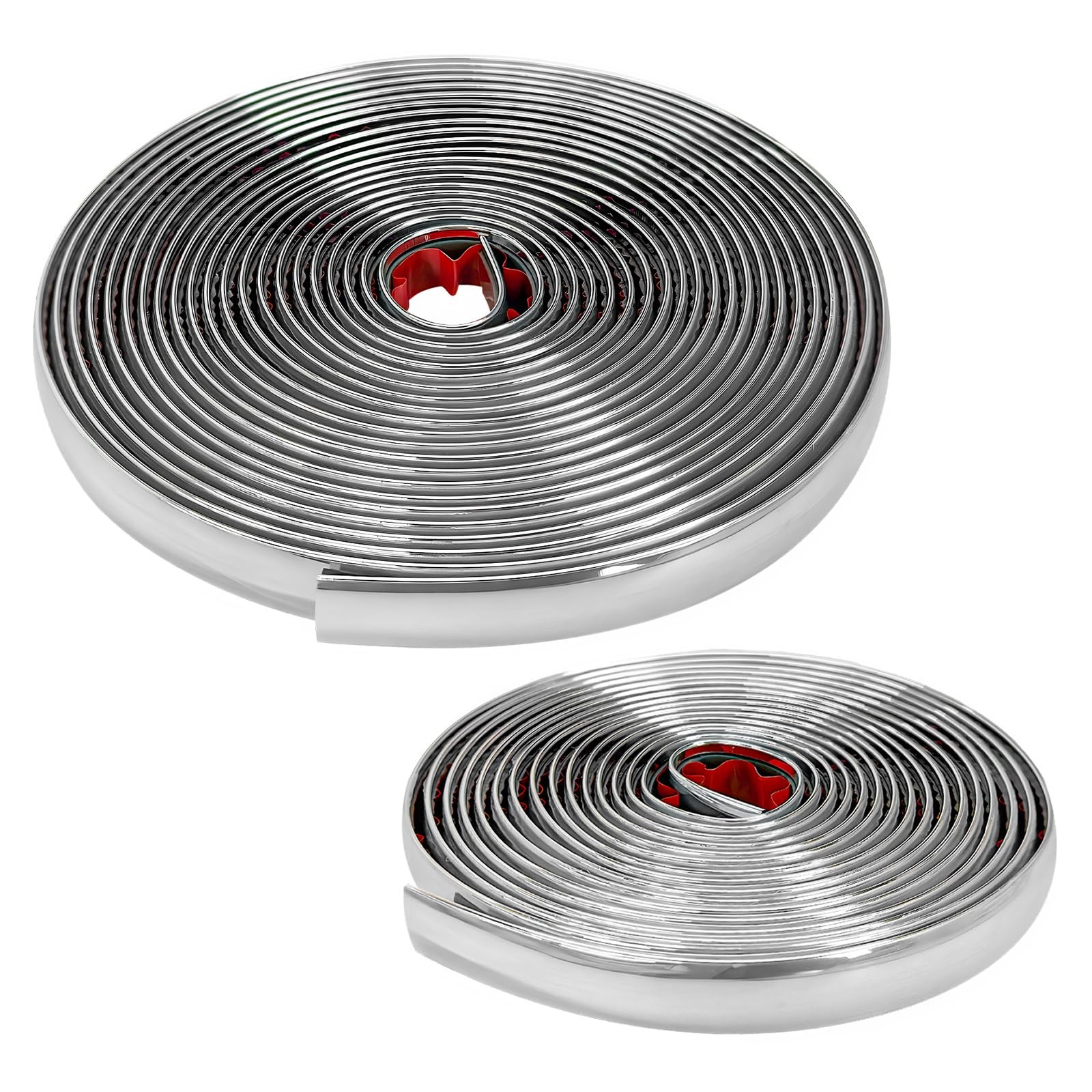 JNXIJ 26FT Automotive Chrome Trim Molding, 1/2″ (12mm) Wide Car Body Side Dec…