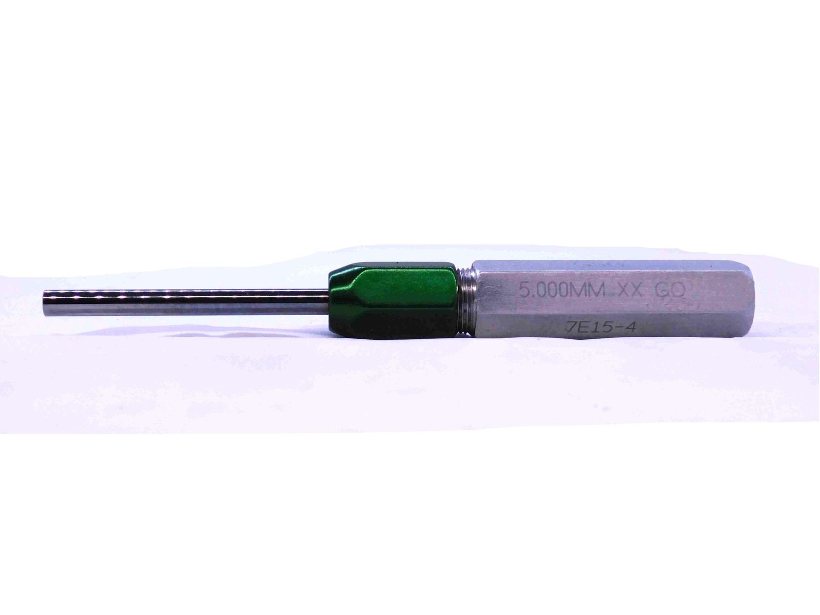 5.000 CLASS XX METRIC PIN PLUG GAGE ONSIZE 5 mm .1969 5.00 INSPECTION CHECK