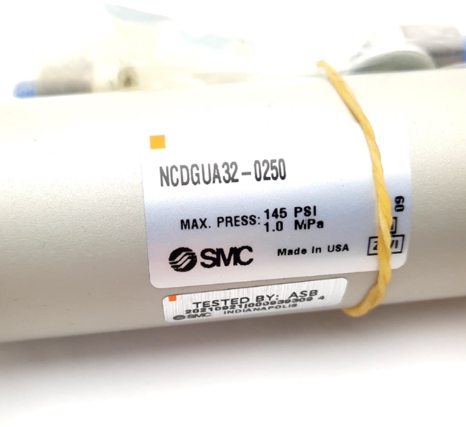 SMC NCDGUA32-0250 Double Acting, Single Rod Cylinder 145Psi 32mm Bore, 2″ Stroke