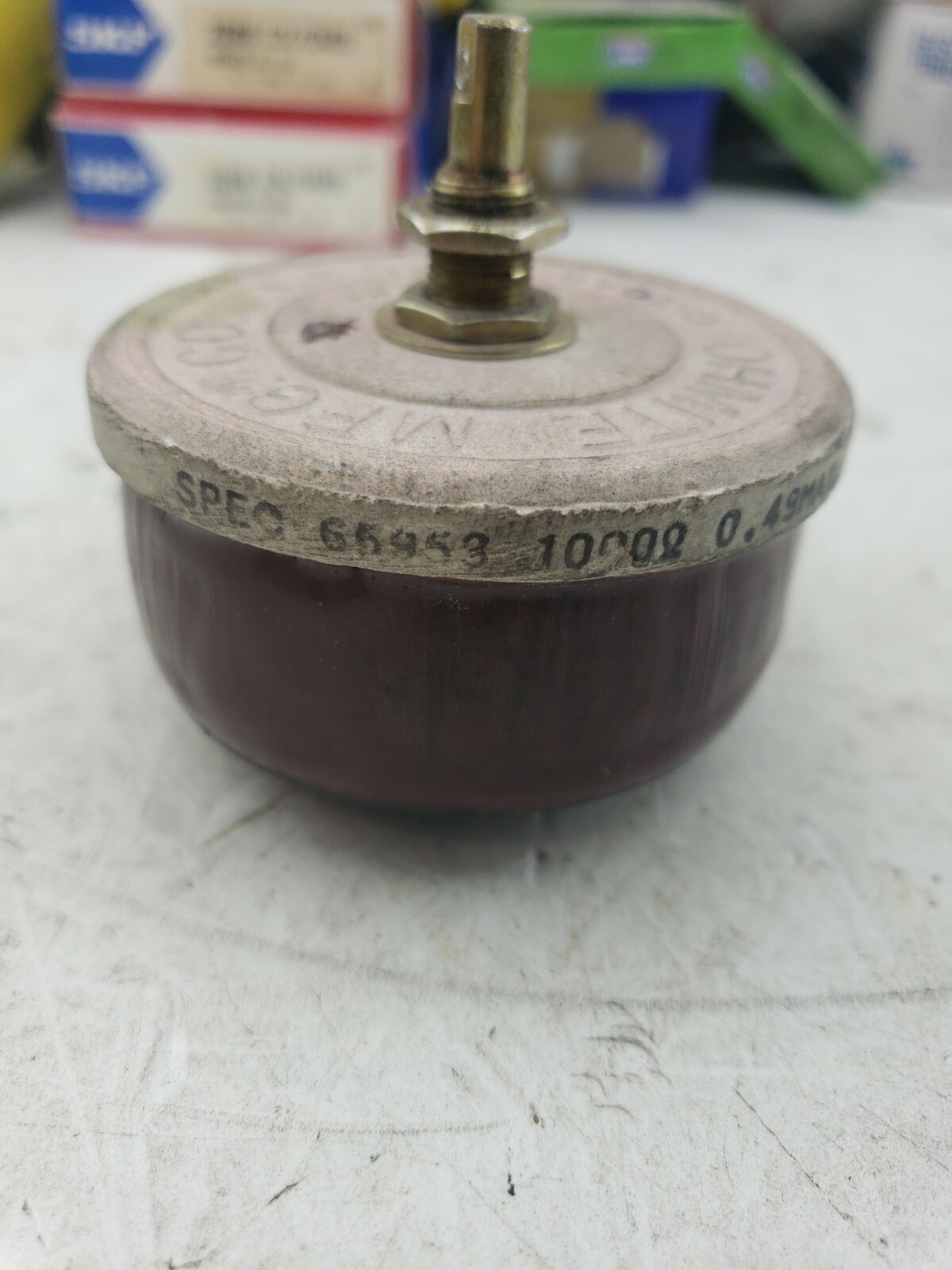 1pc, OHMITE 65953 1K0, .49A, 1000Ω Ceramic Rheostat (4B5)